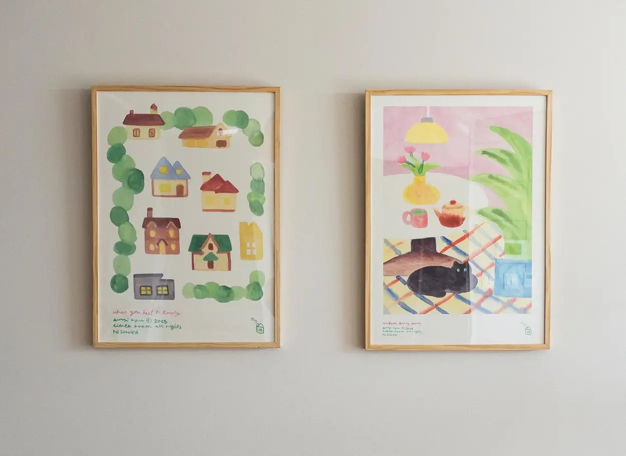 A3 poster - Modern Living Room