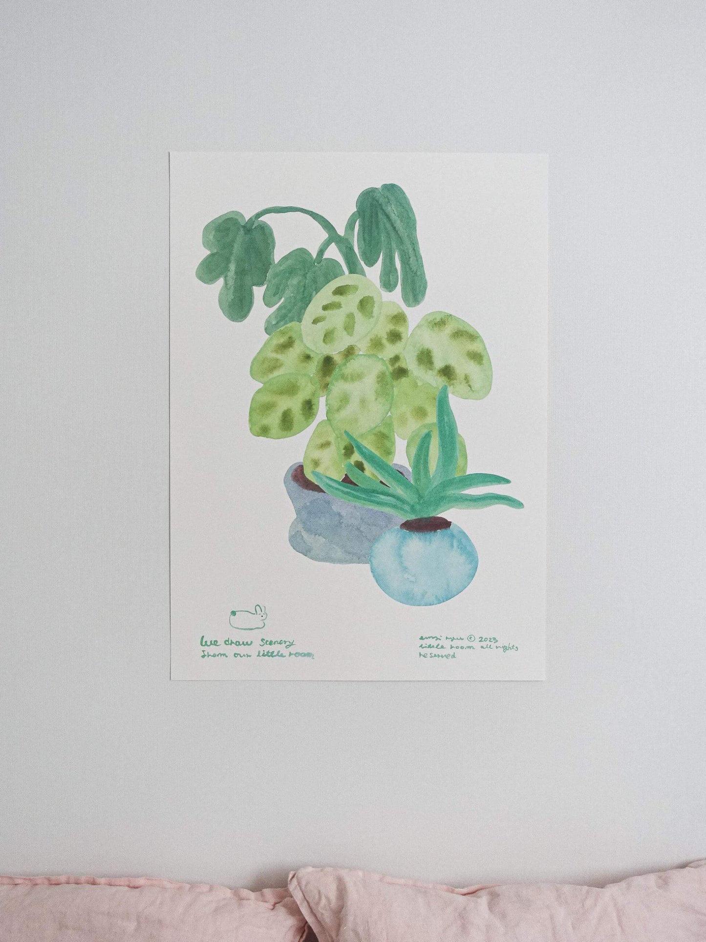 A3 poster - Still Life with Green