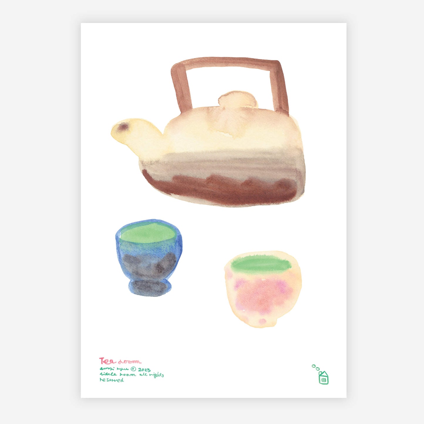 A3 poster - Tea Room