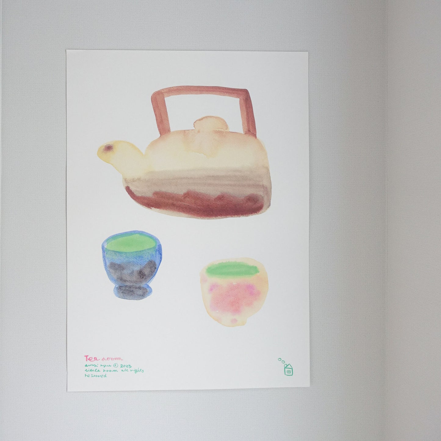 A3 poster - Tea Room