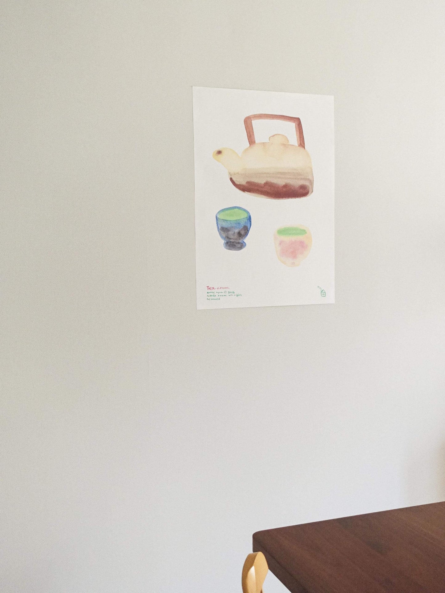 A3 poster - Tea Room