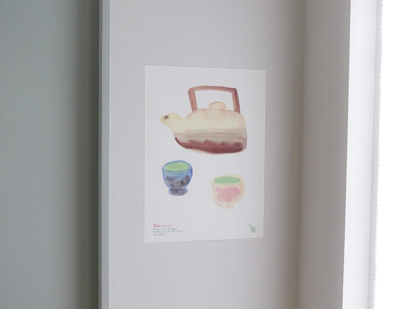 A3 poster - Tea Room