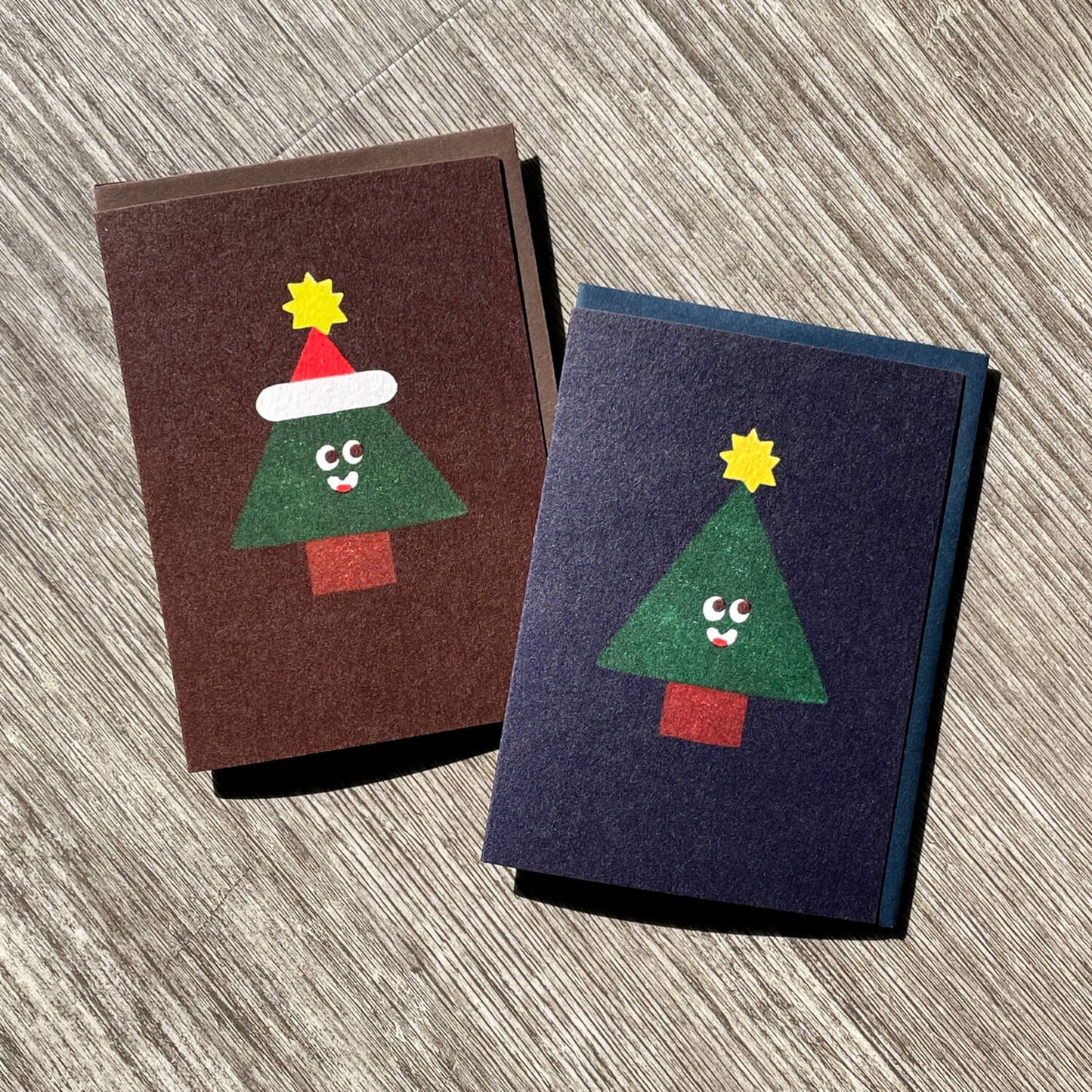 Greeting Card - Christmas Tree Navy