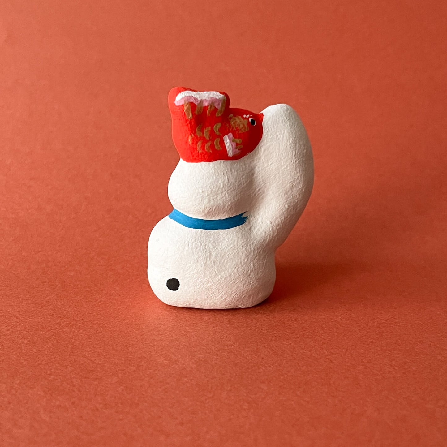 Clay Doll - Beckoning Cat 12