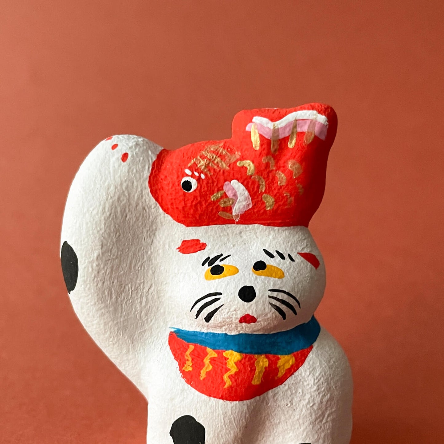 Clay Doll - Beckoning Cat 12