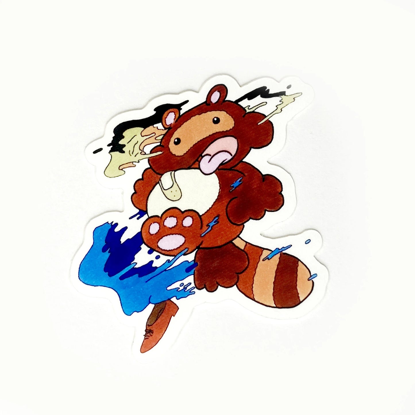 Tanuki Under Reincarnation Sticker