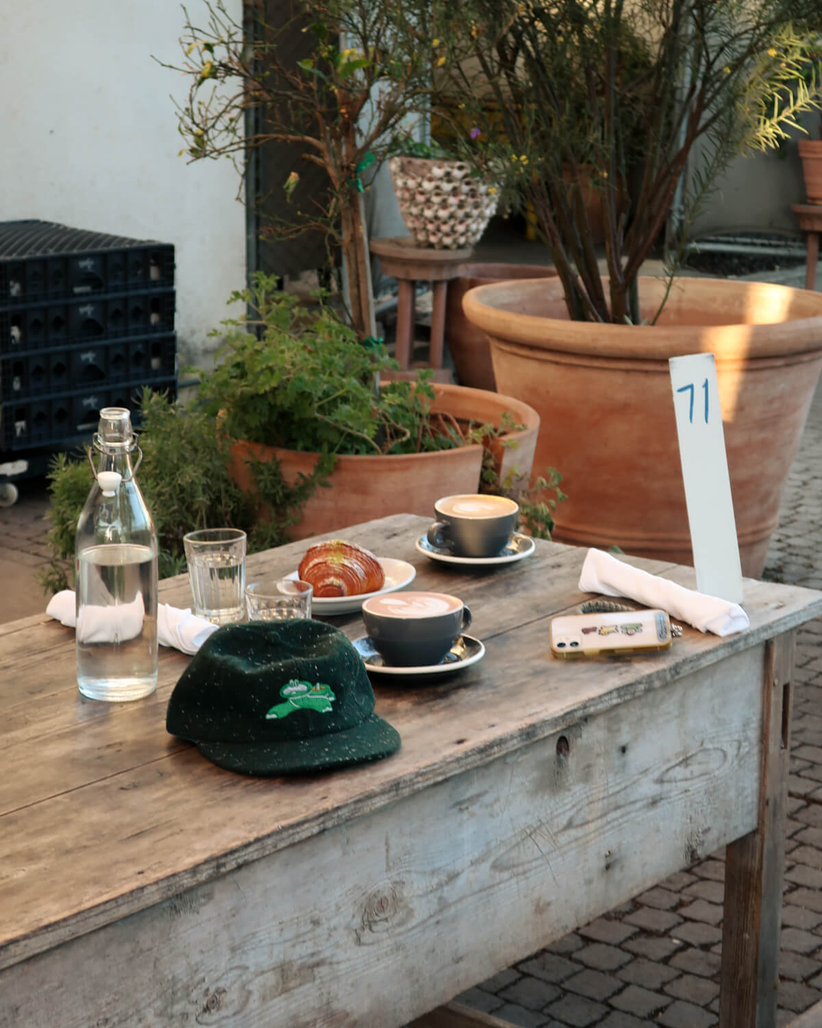 Dinosaur Onsen Cap - Speckled Navy