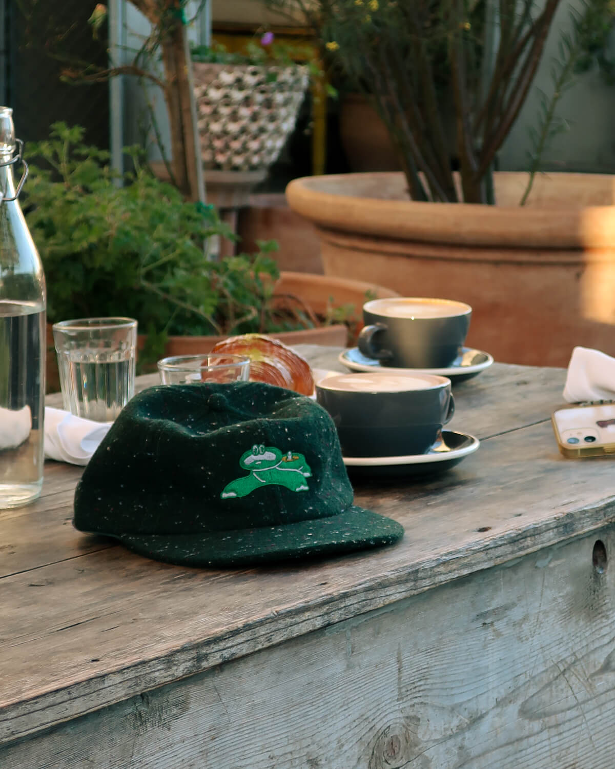 Dinosaur Onsen Cap - Speckled Forest