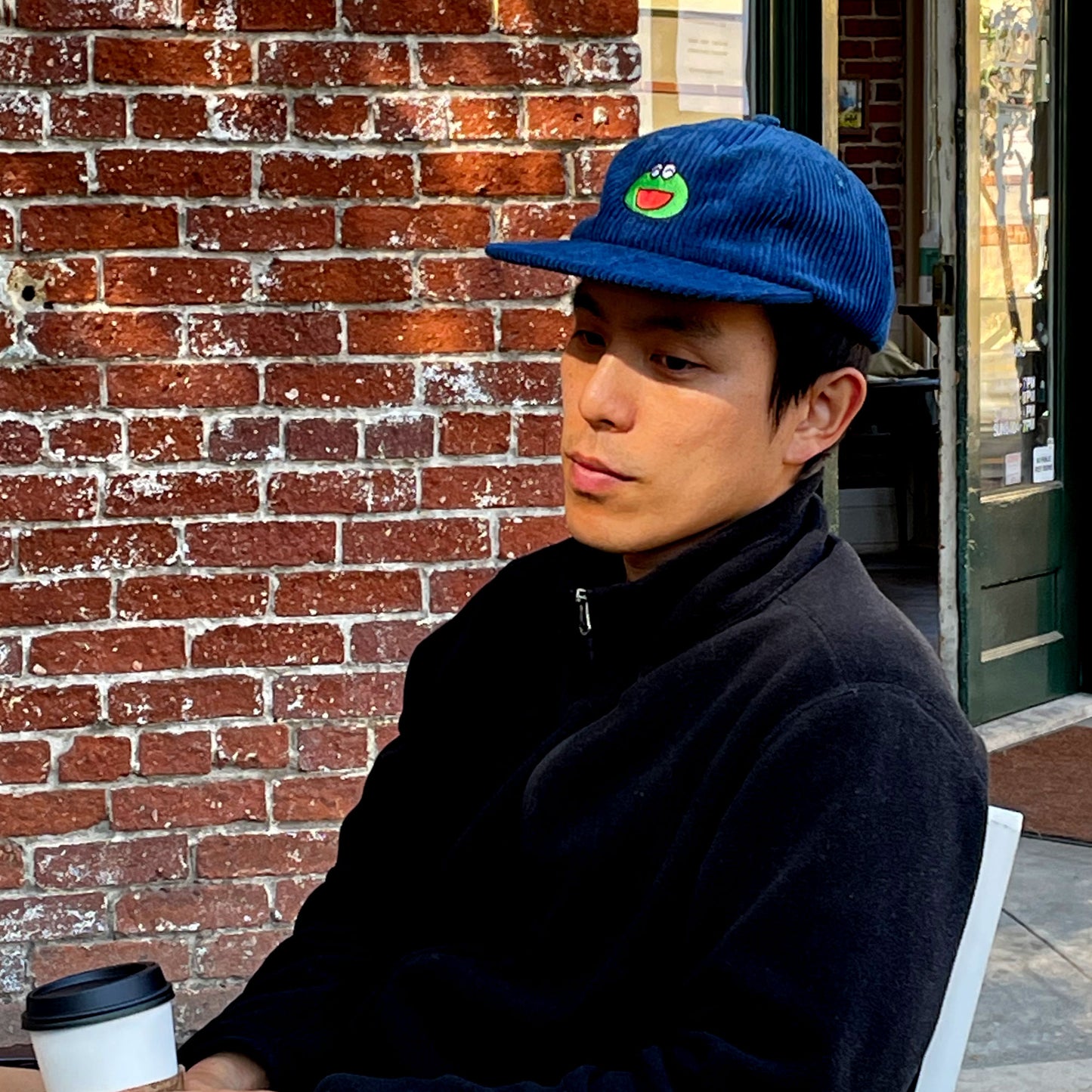 Frog Cap - Corduroy Navy