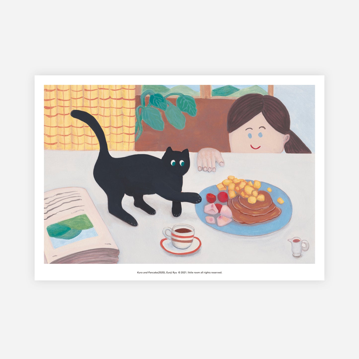 Mini Poster - Kuro and Pancake