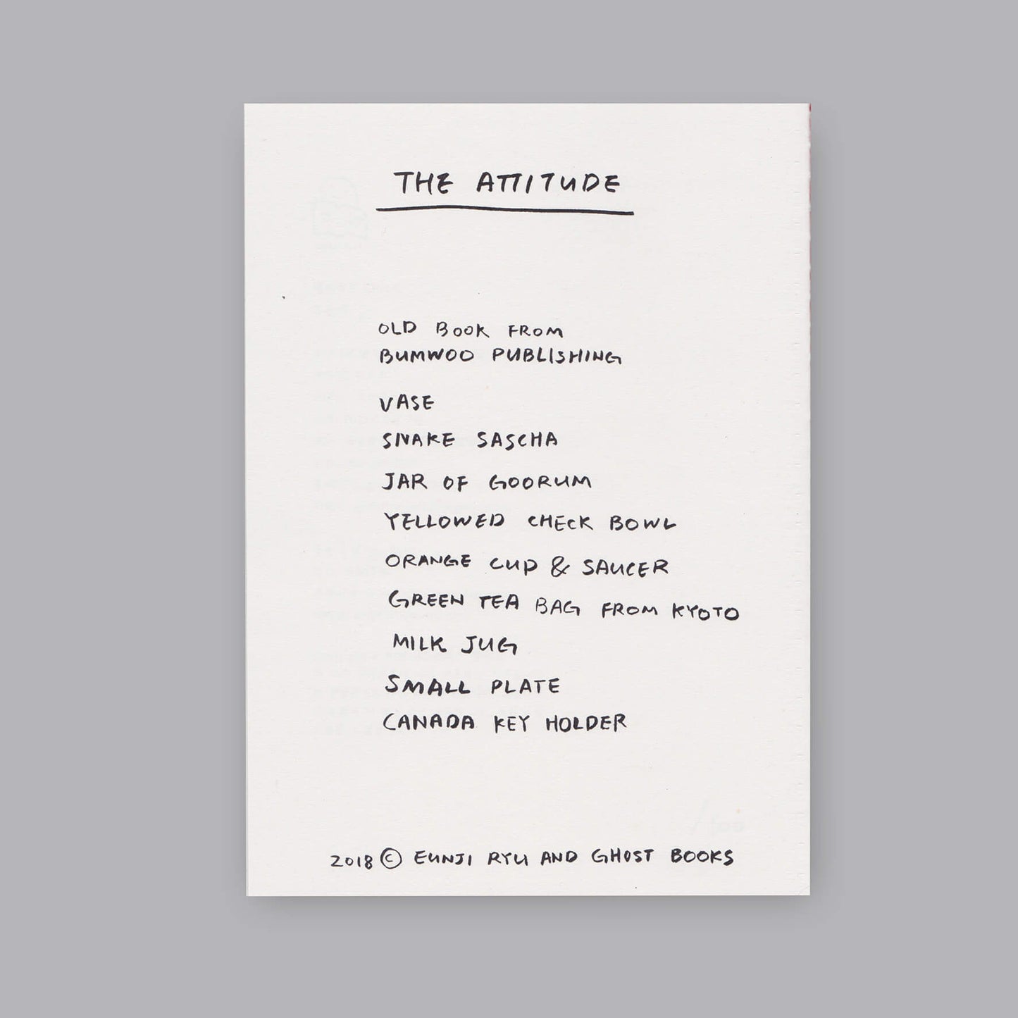 “The attitude” Art Book