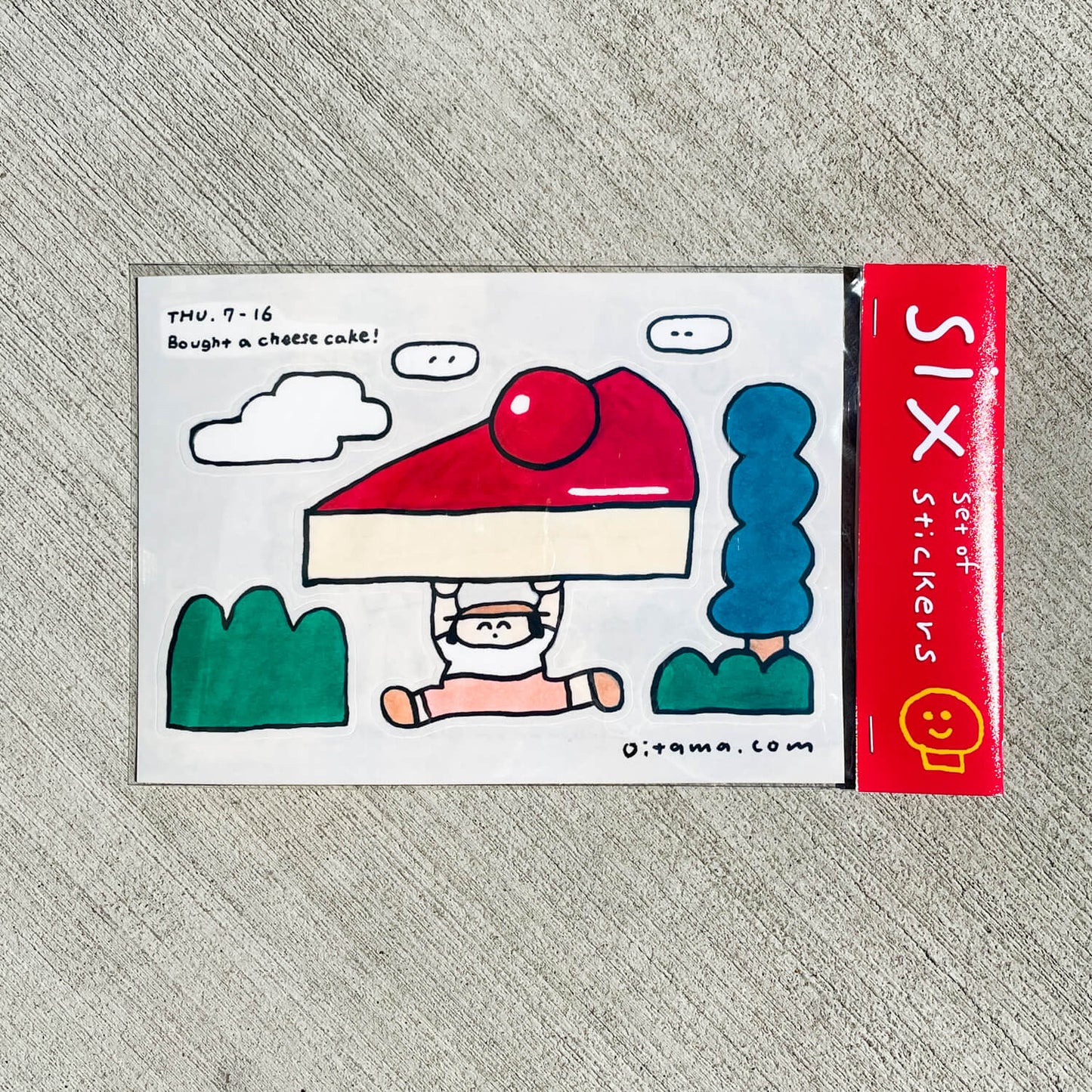 Sticker Sheet - Cheesecake