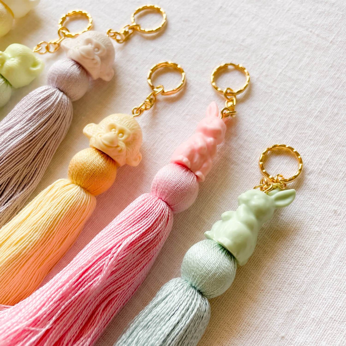 Tussel Key Chain Bear