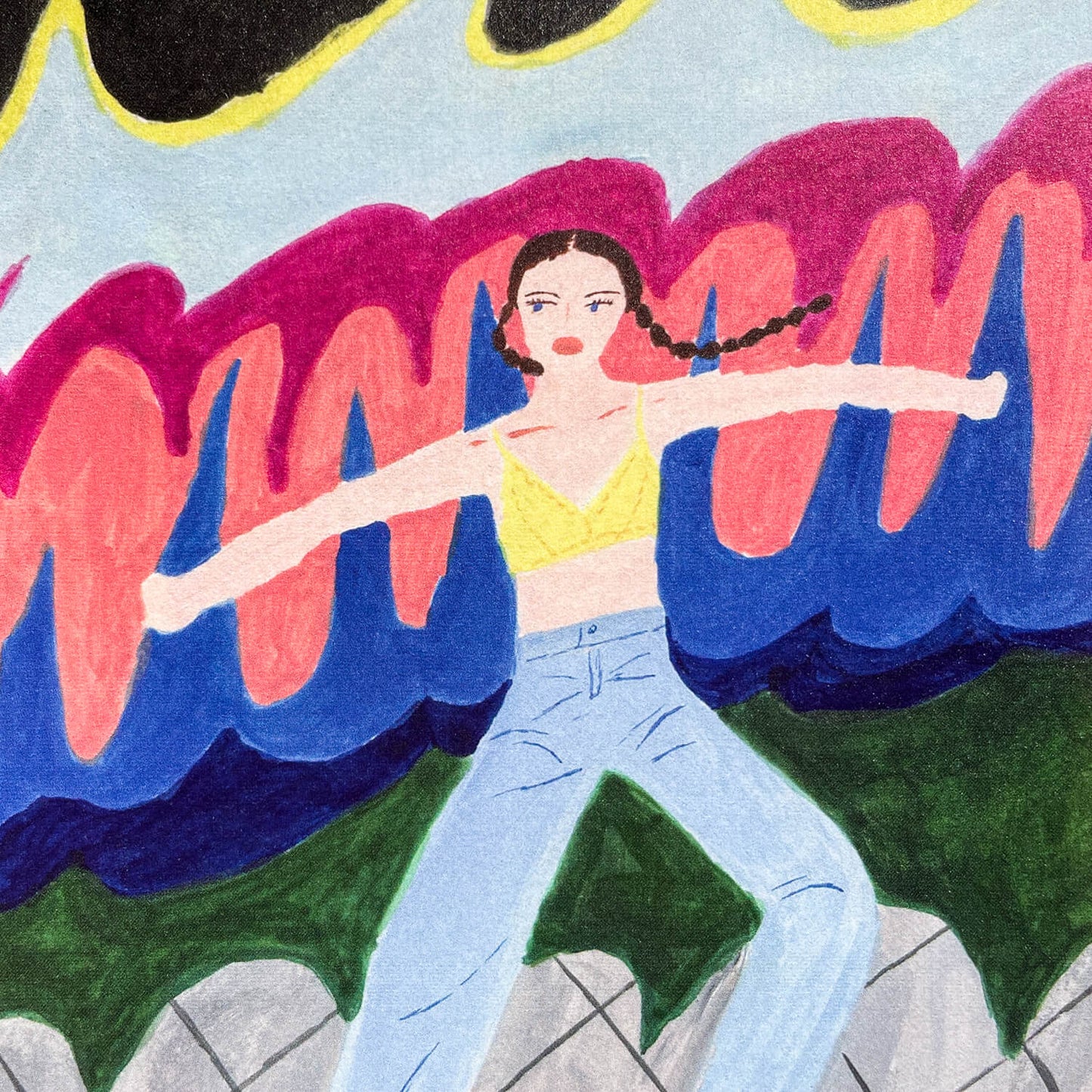 Large Postcard - RUN 09