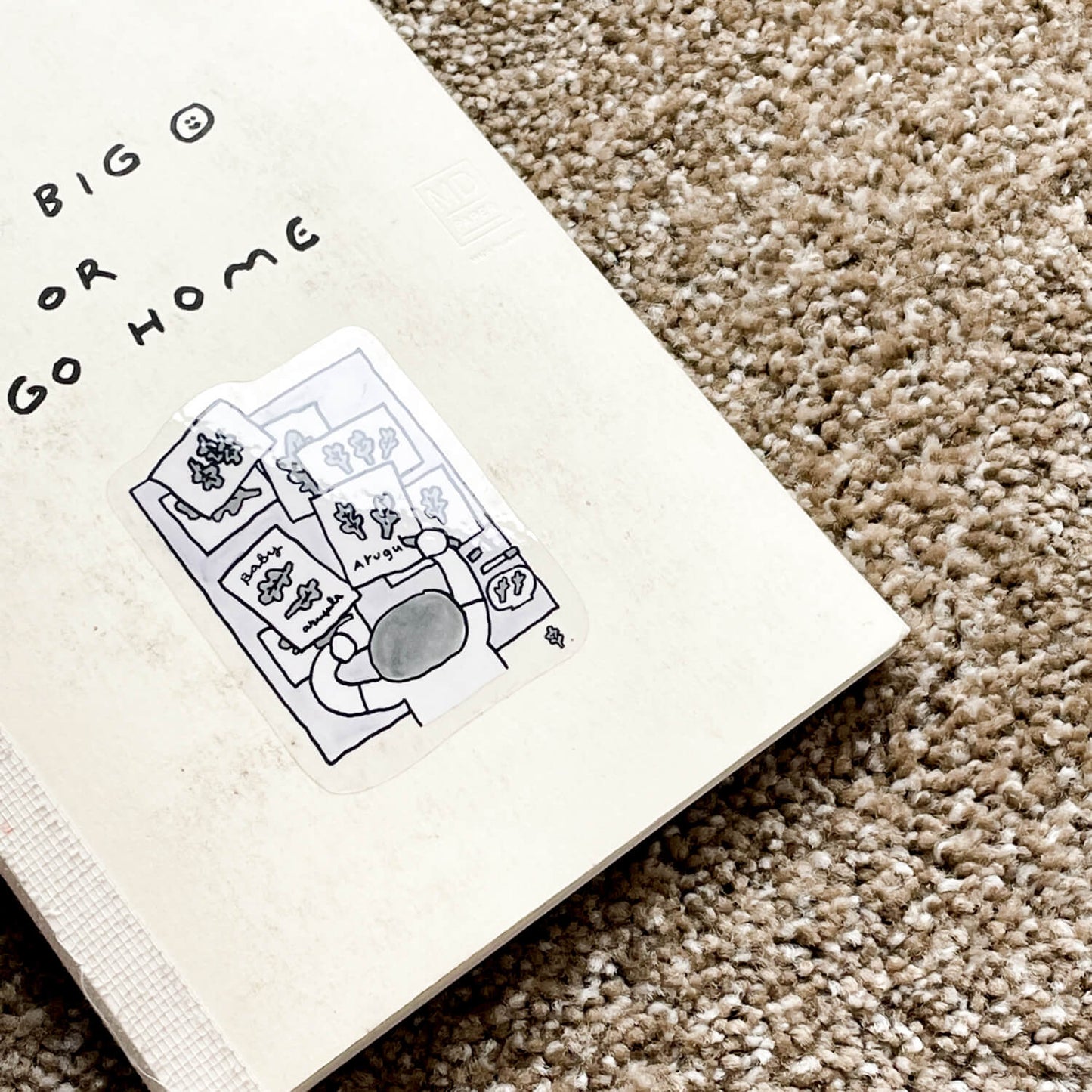 Sticker - Drawing Baby Arugula