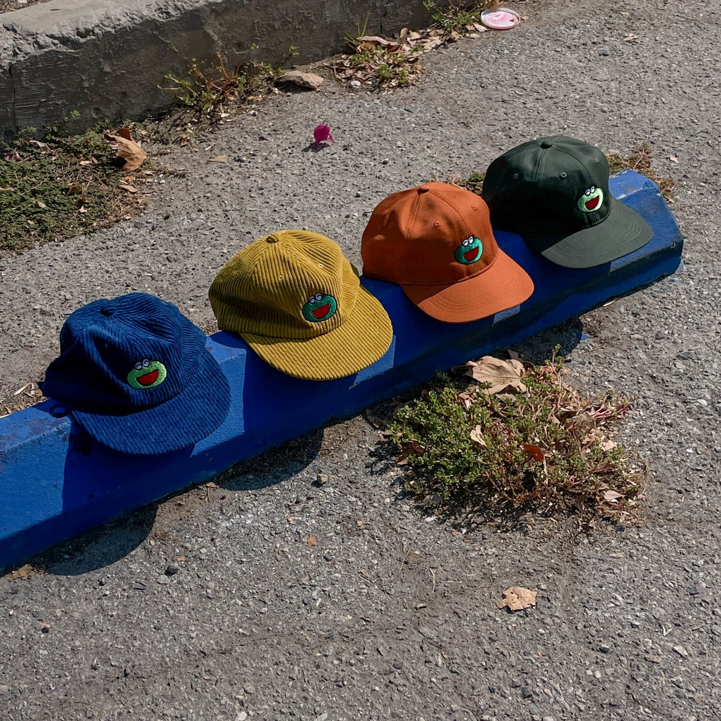 Frog Cap - Cotton Orange