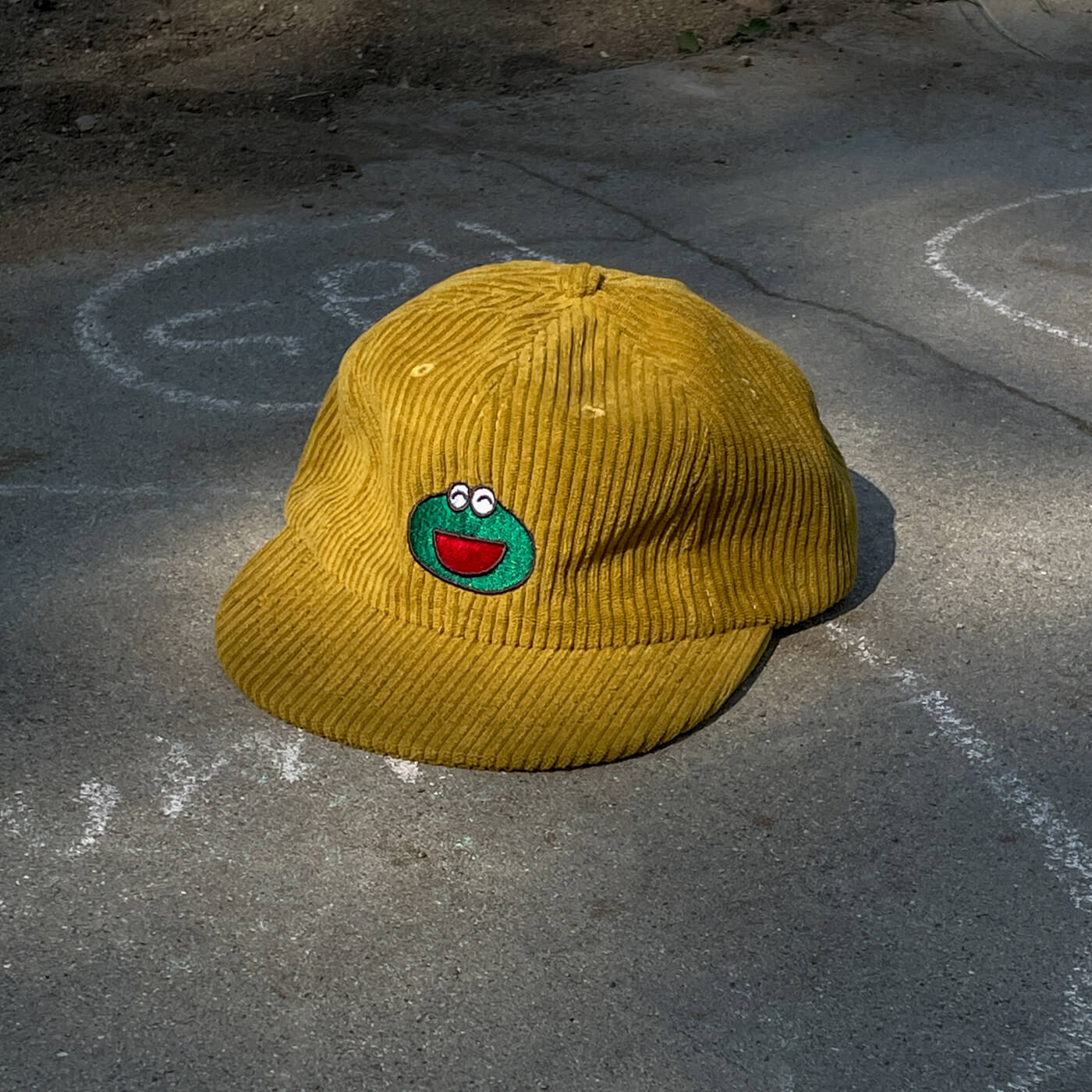 Frog Cap - Corduroy Mustard