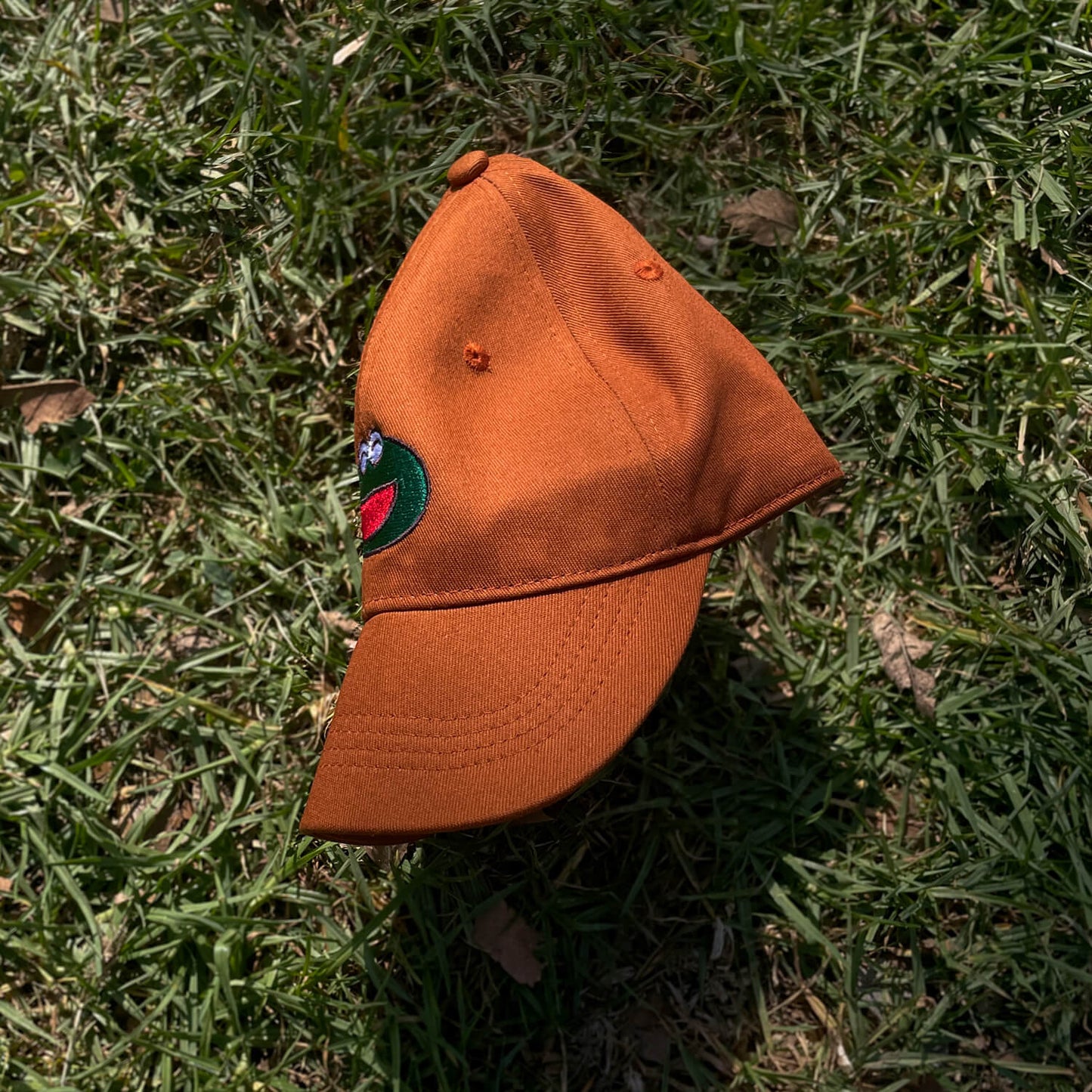Frog Cap - Cotton Orange