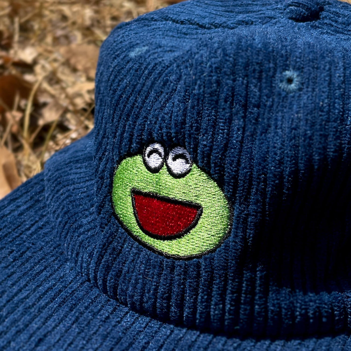 Frog Cap - Corduroy Navy