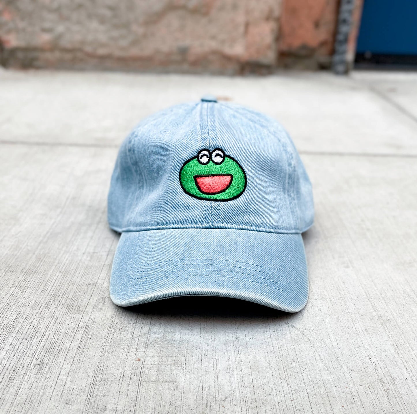 Frog Cap - Denim Light Wash