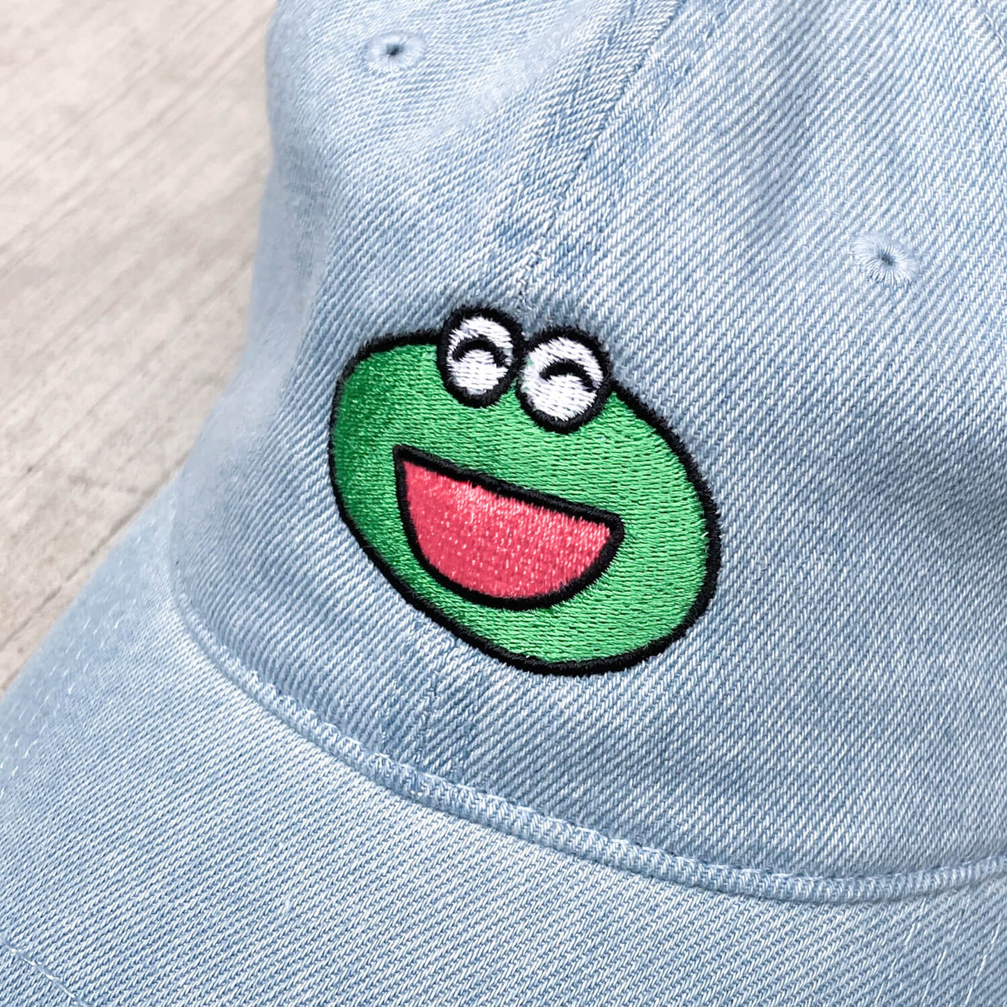 Frog Cap - Denim Light Wash