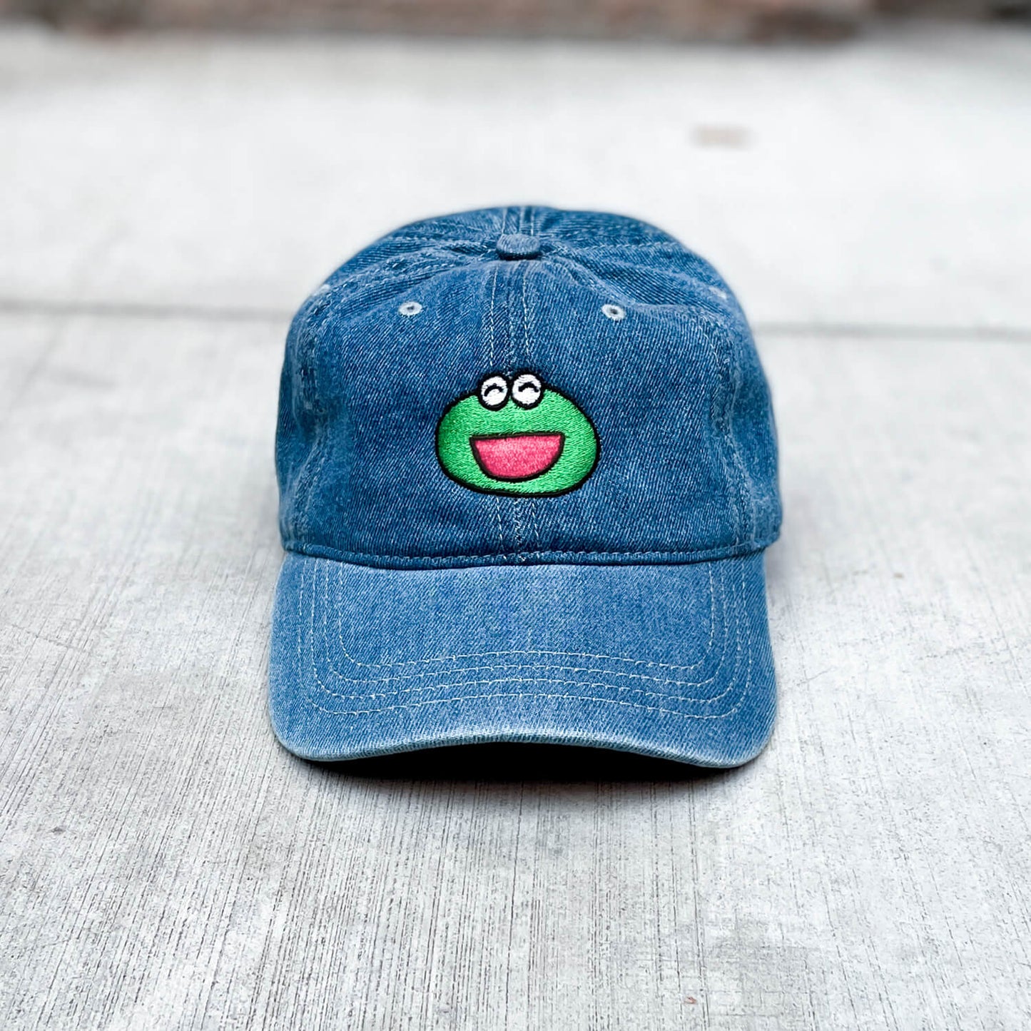 Frog Cap - Denim Medium Wash