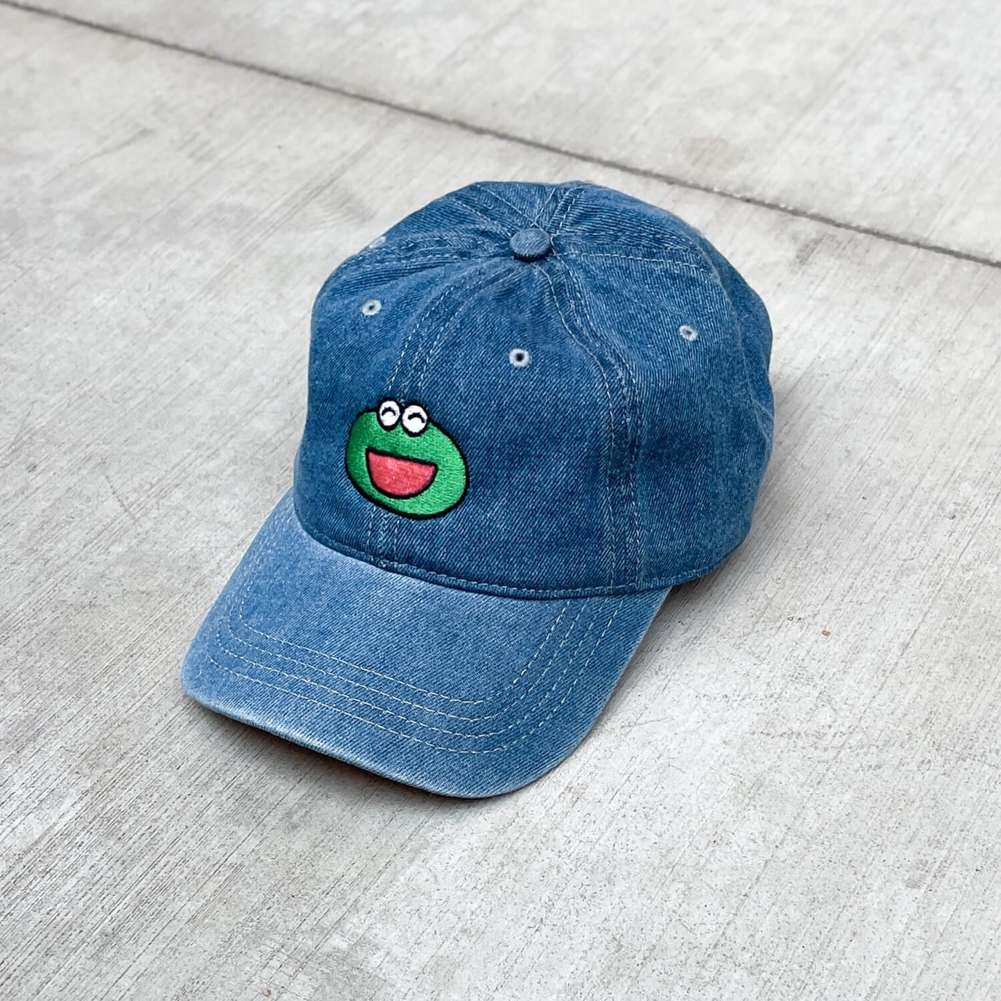 Frog Cap - Denim Medium Wash
