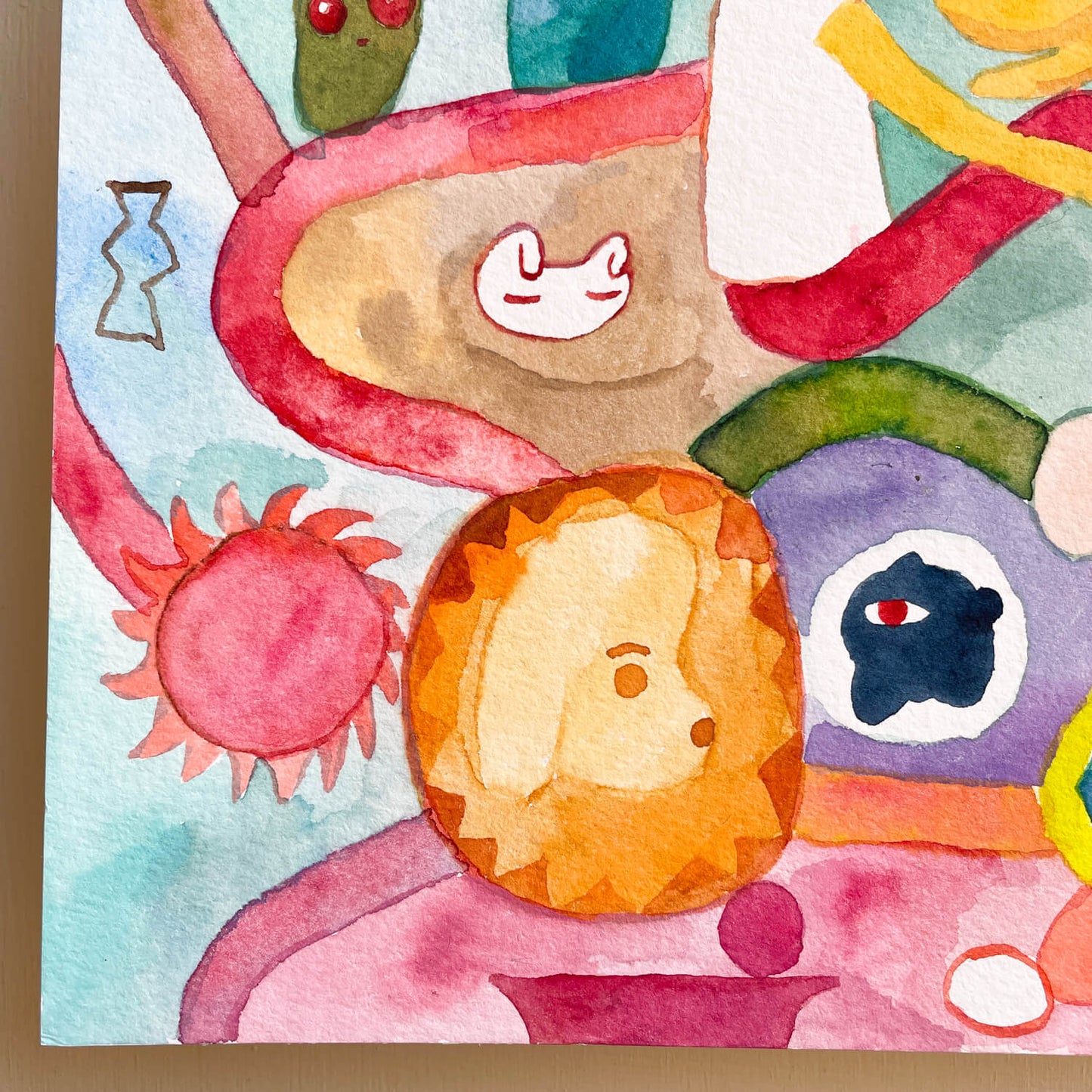 Original Drawing "Winding Vase"