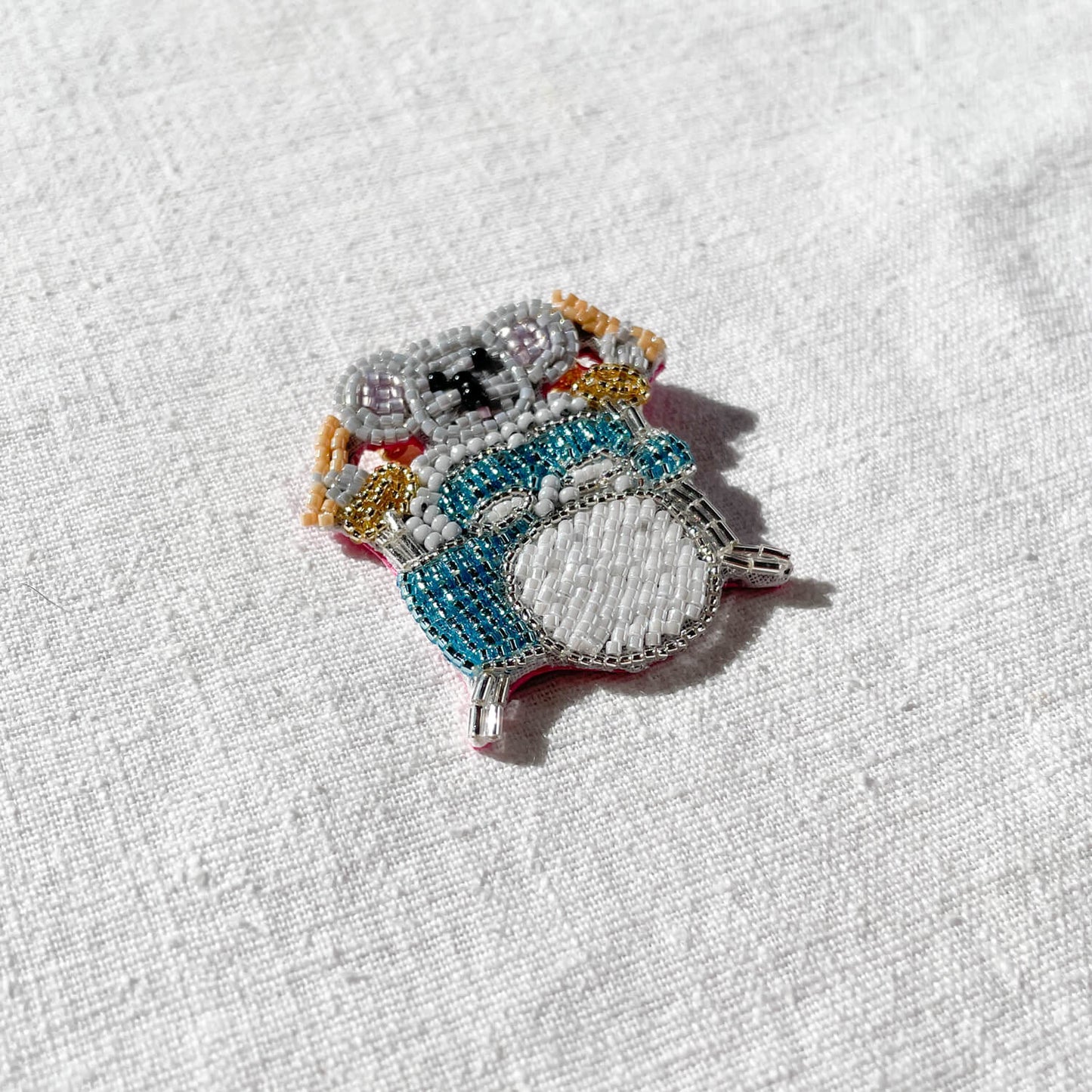 Brooch - Koala Drummer