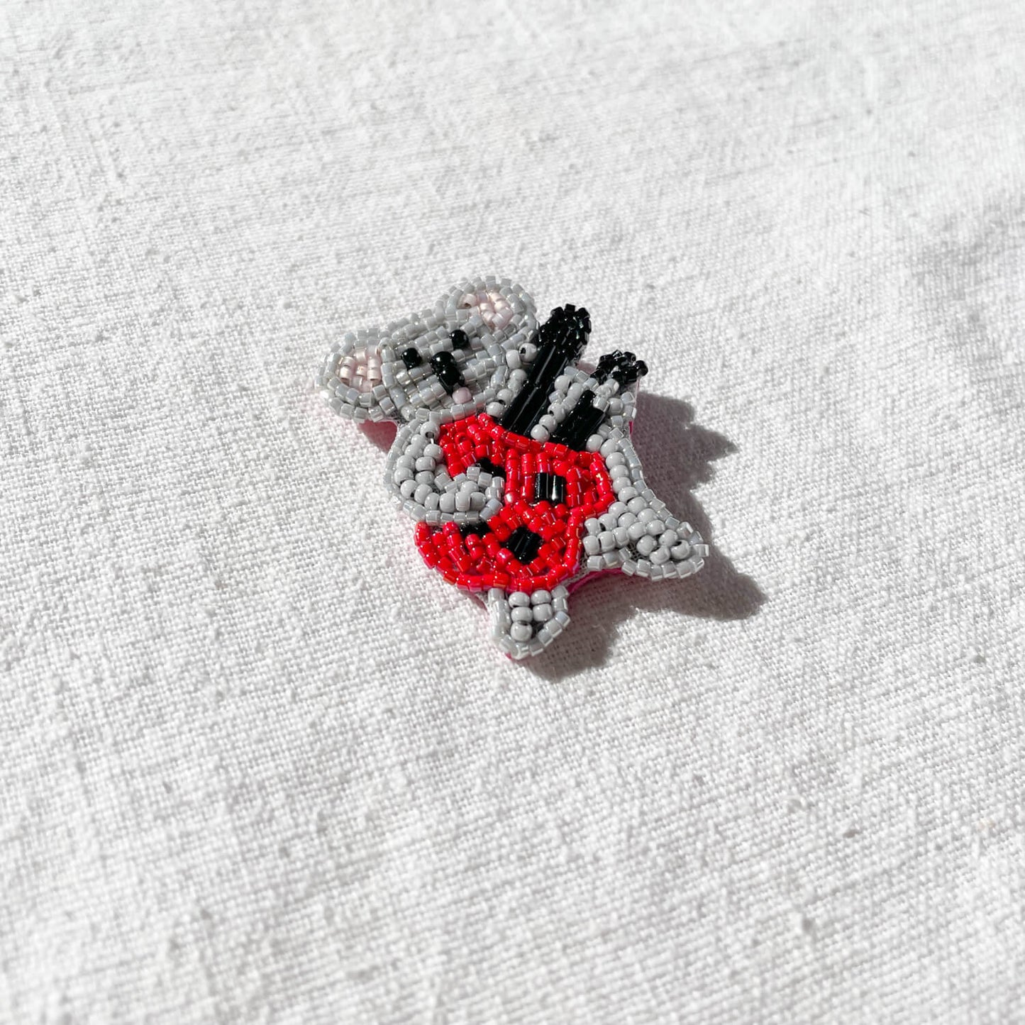 Brooch - Koala Guitarist