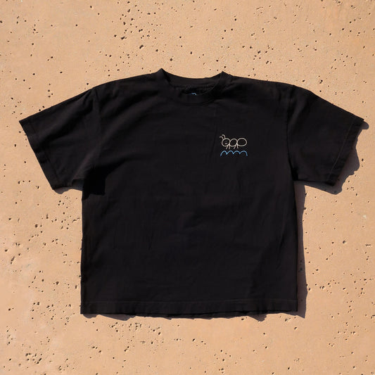 Flower Forest Tee Black