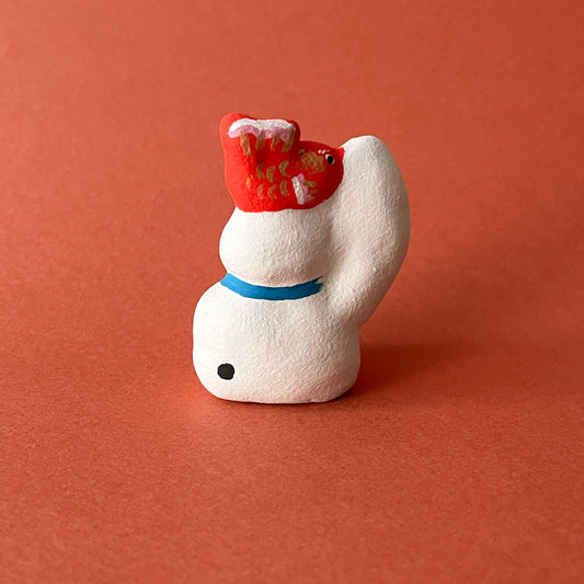 Clay Doll - Beckoning Cat 12