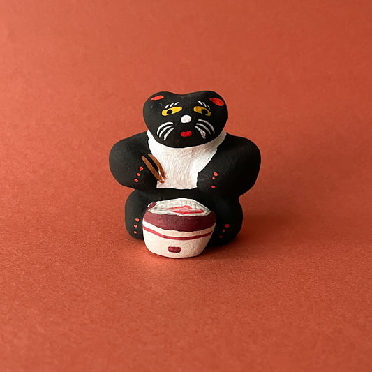 Clay Doll - Beckoning Cat 14