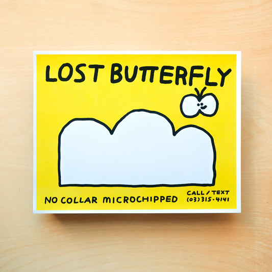 Riso Print - Lost Butterfly