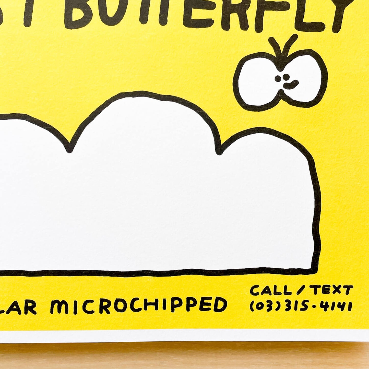 Riso Print - Lost Butterfly
