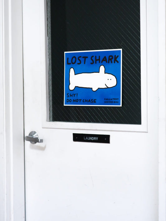 Riso Print - Lost Shark