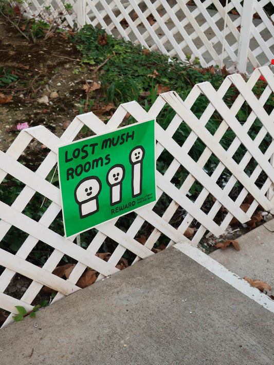 Riso Print - Lost Mushrooms