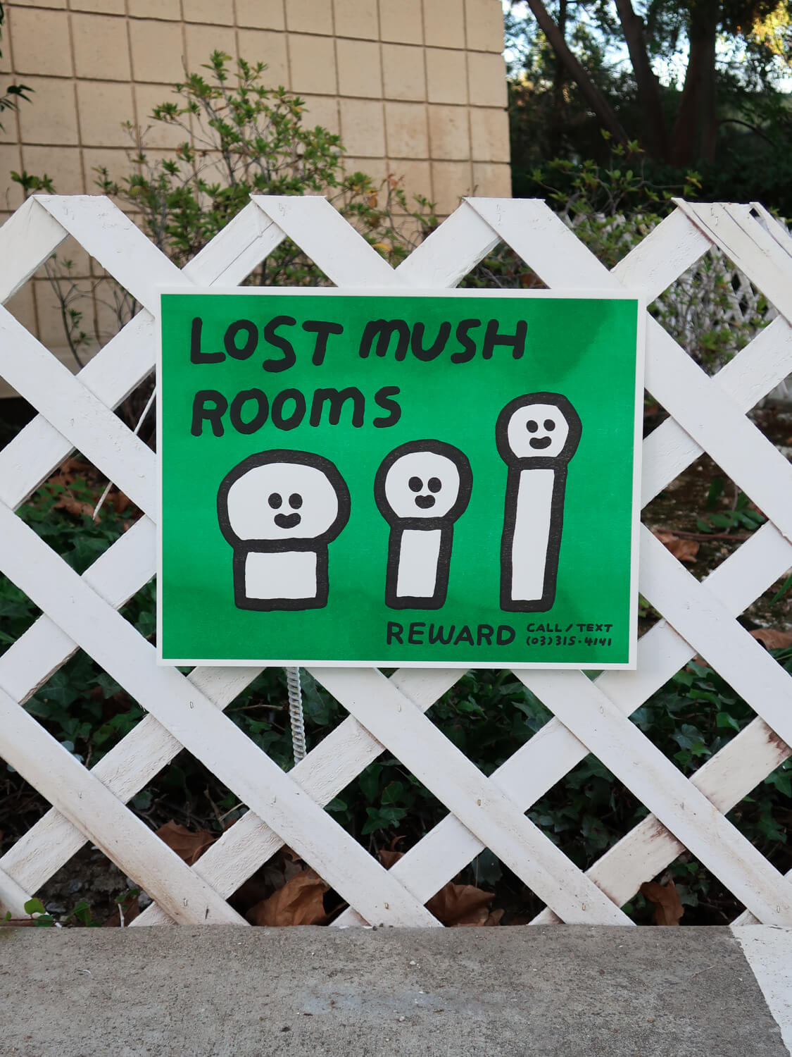 Riso Print - Lost Mushrooms