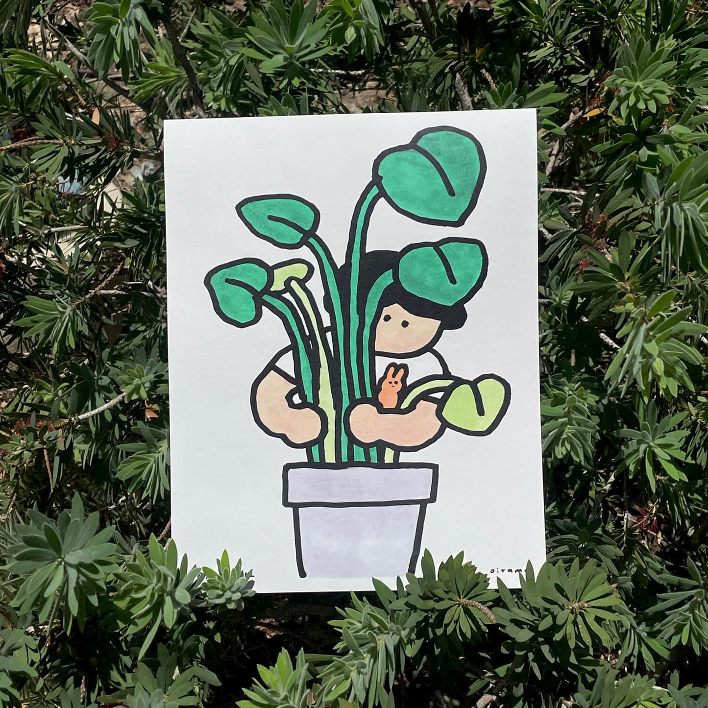 Art Print - Hug Your Plants