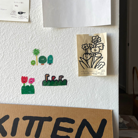 Sticker - Chatting Flowers