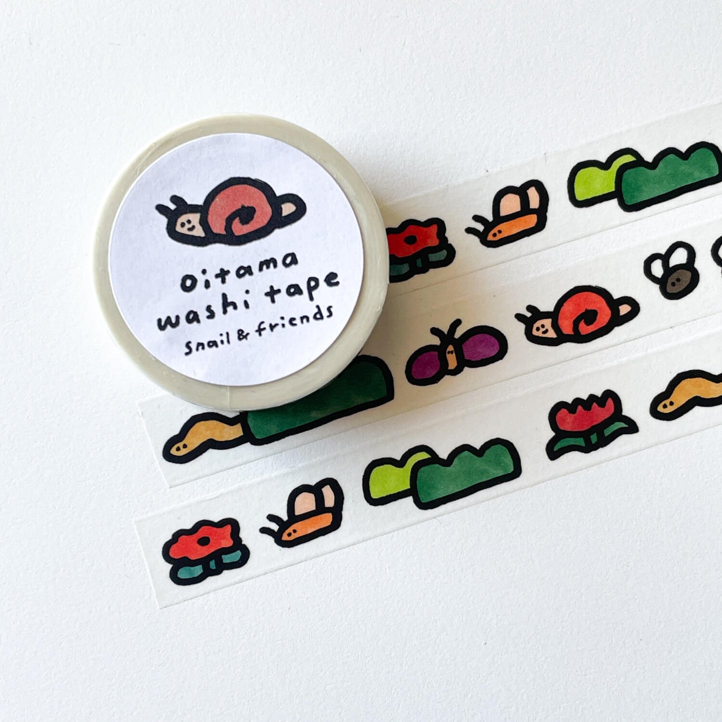 Washi Tape - Snail and Friends