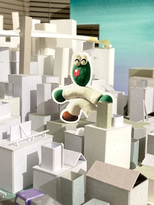 Frog in Training Sticker