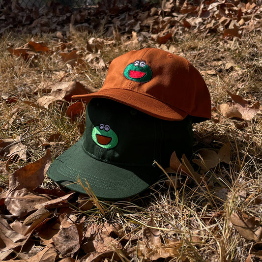 Frog Cap - Cotton Orange