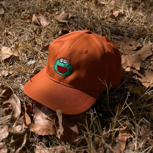 Frog Cap - Cotton Orange