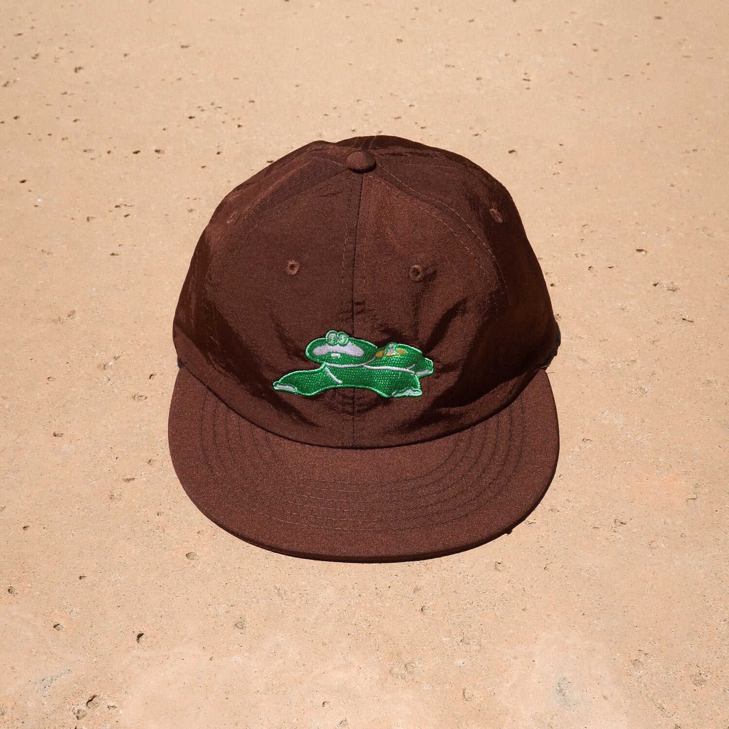 Dinosaur Onsen Cap - Nylon Brown