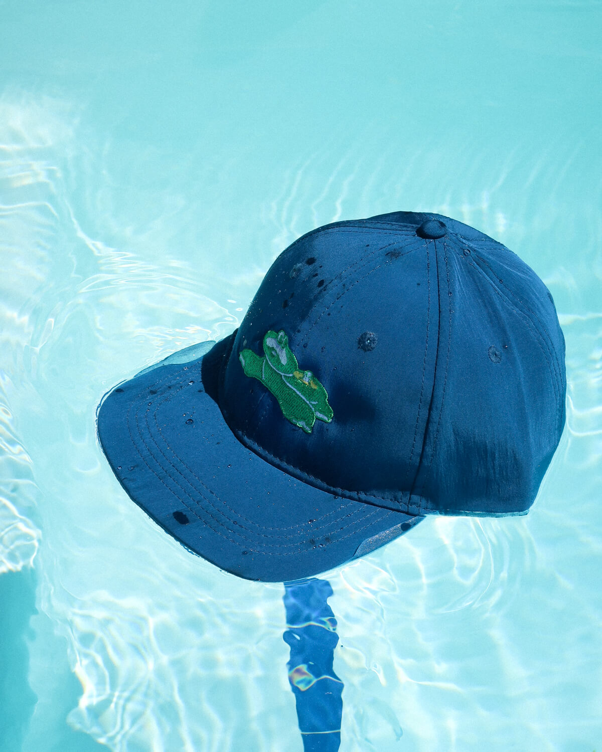 Dinosaur Onsen Cap - Water Resistant Blue