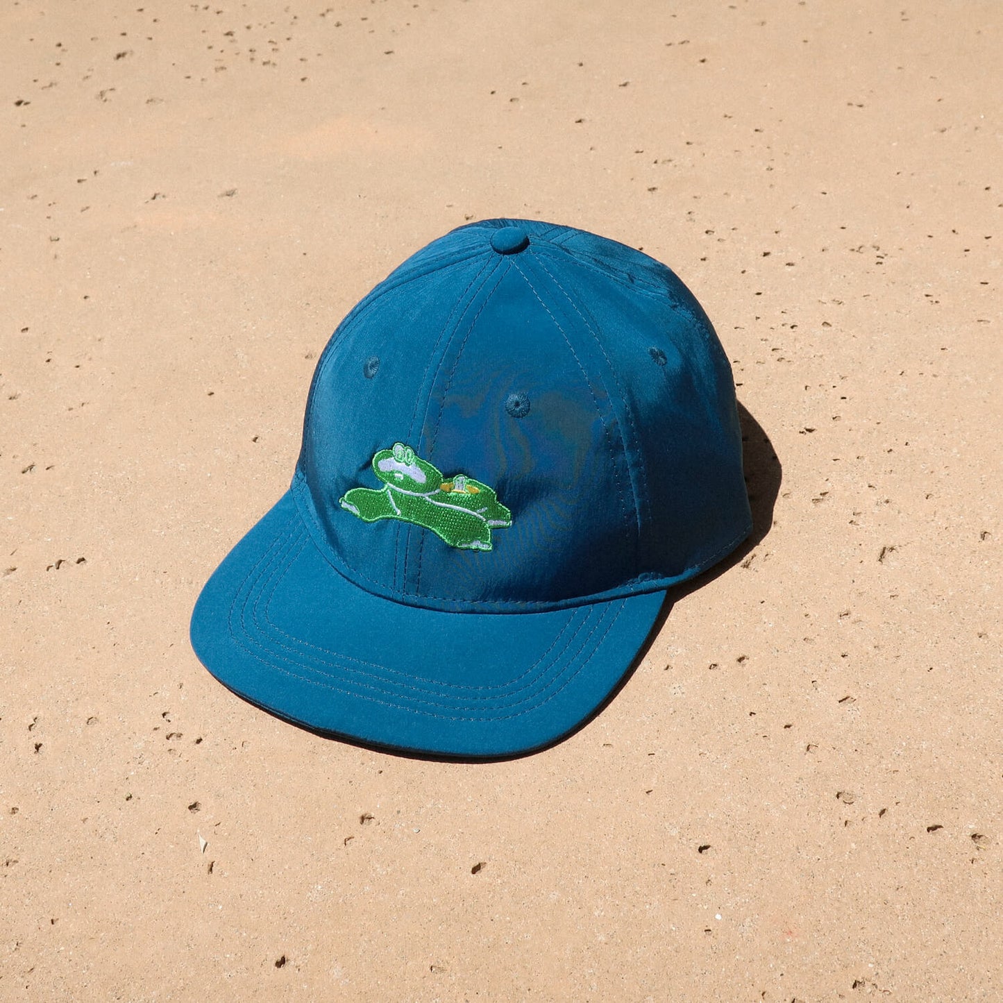 Dinosaur Onsen Cap - Water Resistant Blue