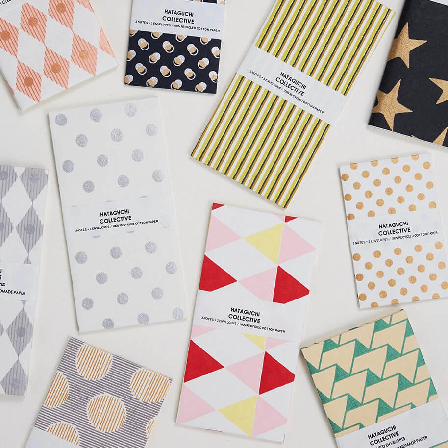 Envelope & Card Set  - Dot Gold