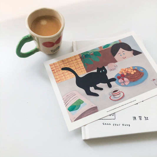 Mini Poster - Kuro and Pancake