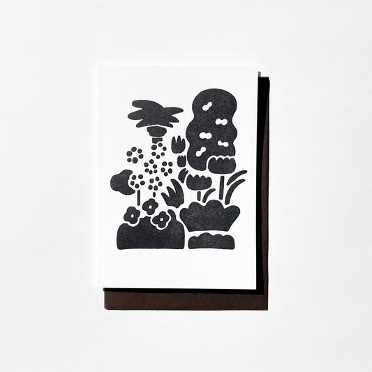 Letterpress Card - LA Plants